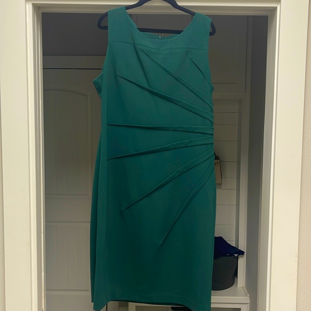 Calvin Klein size 14 dress, forest green